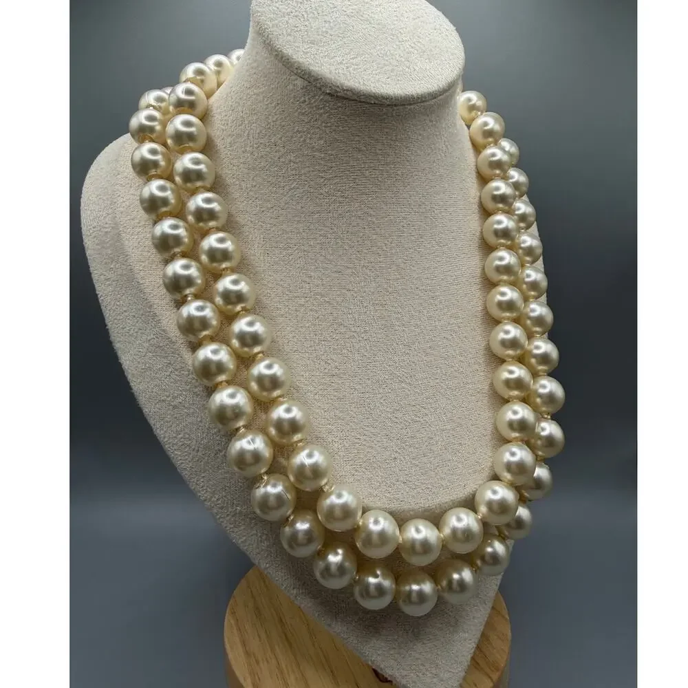 Studio Works - Pearl Bracelet NWT + Faux Pearl Necklace